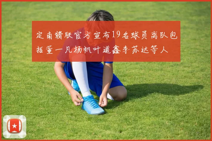 定南赣联官方宣布19名球员离队包括董一凡杨帆叶道鑫李苏达等人